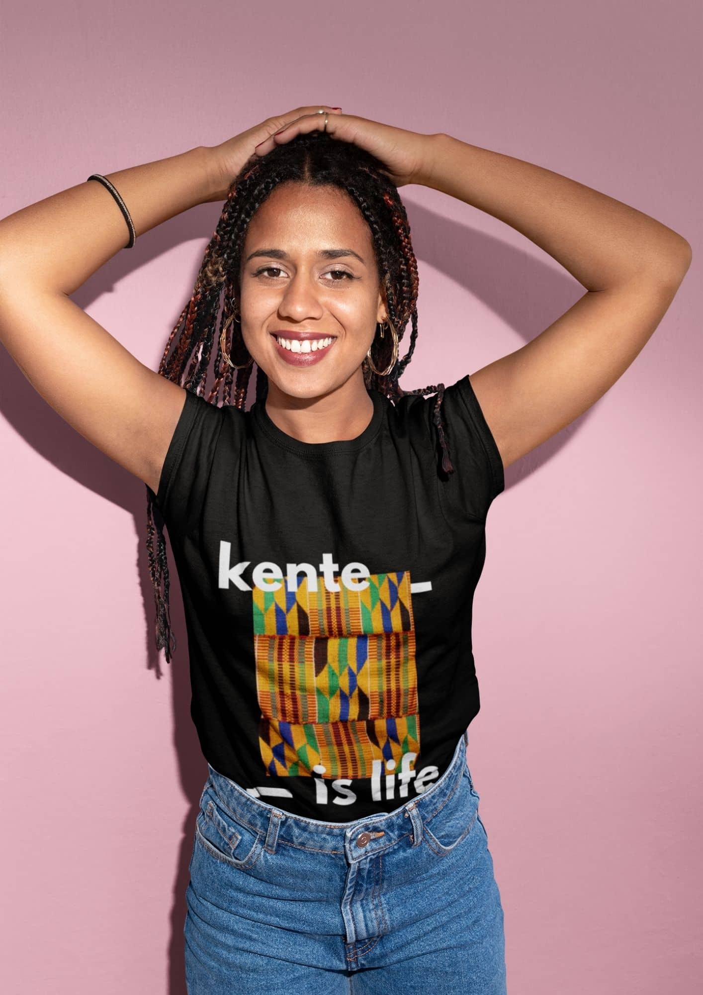 T-shirt kente is life