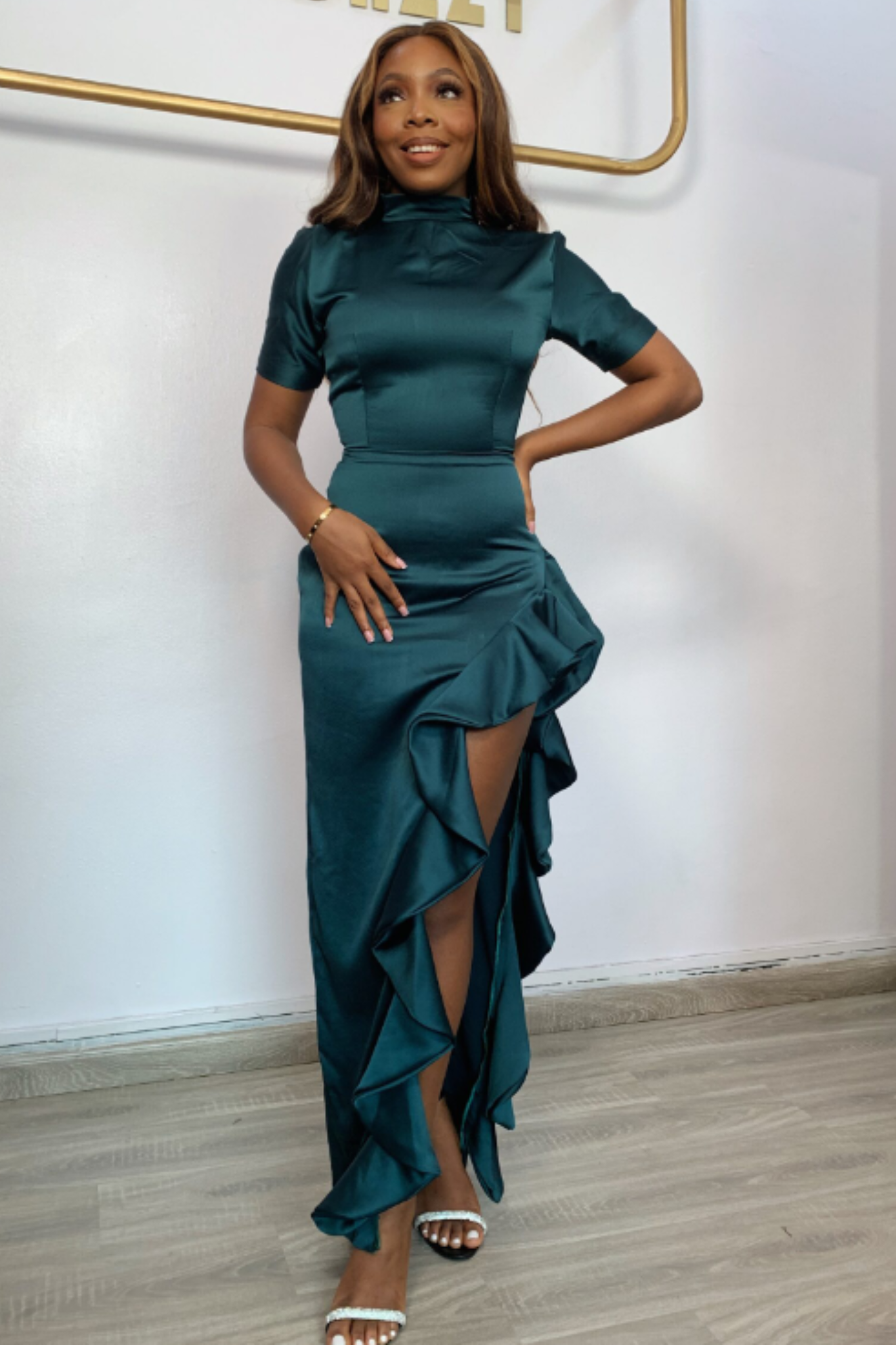 emerald green fitted dress Jovani Emerald Green Emerald Fitted Strapless Lace Formal Dress